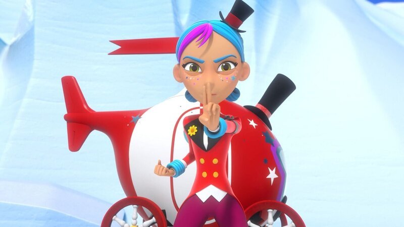 Madame Runa hat es auf Hermeline abgesehen. – Bild: Die Hermelin-Rettung /​ © 2022 ALPHA /​ METHOD ANIMATION