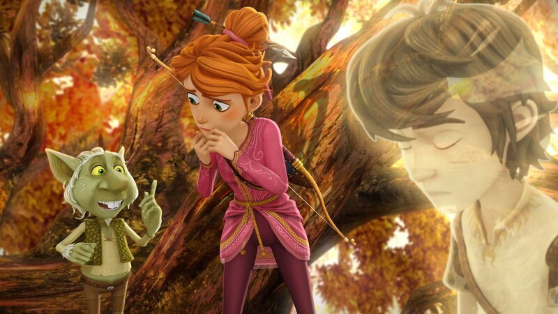Nur der Kobold kann Guinevere helfen, Arthurs Verschwinden zu verhindern. – Bild: SWR/​Blue Spirit Productions/​TéléTOON+/​Canal+