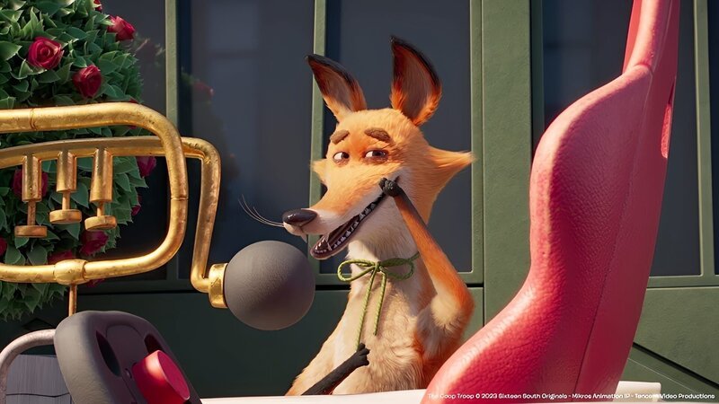 Rennfahrerfuchs Frankie – Bild: KiKA/​2022 Sixteen South/​Mikros Animation IP/​Tencent