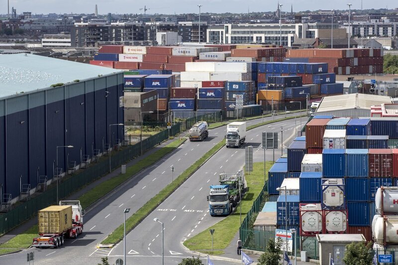 Border Interceptors Picture shows: Dublin port – Bild: Conor Ó Mearáin for Sky