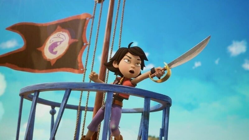 Zoe ist fest entschlossen die Segelregatta zu gewinnen. – Bild: ZDF/​Method Animation/​Mediawan kids & family