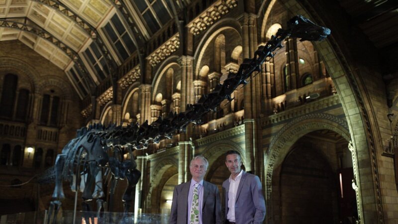 Dirk Steffens und Richard Dawkins unterhalten sich über Evolution, Religion und das Wunder des Lebens. – Bild: ZDF und Joachim Seck