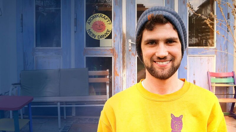 hr-fernsehen WAS WURDE AUS … ? (4) JAKOB – SIE NANNTEN IHN HIPPIE, am Mittwoch um 21:45 Uhr. Jakob Hüfken wuchs in der Kommune Niederkaufungen auf. – Bild: HR/​Peter Hofmann