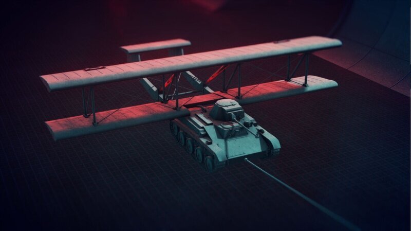 Anatov-40 gliding Tank +++ – Bild: RTL /​ Wildbear Entertainment 2023 /​ Panzer