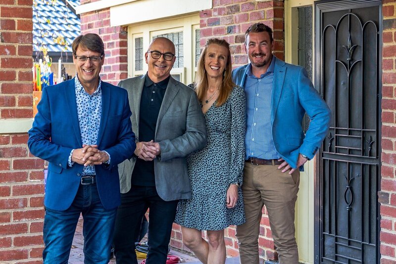 (v.l.n.r.) Andrew Winter; Neale Whitaker; Lyndi; Les – Bild: 2019 Foxtel Management Pty Limited and Beyond Entertainment Limited
