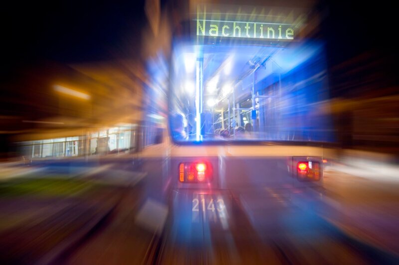 Blick auf die Nachtlinie. – Bild: Ralf Wilschewski