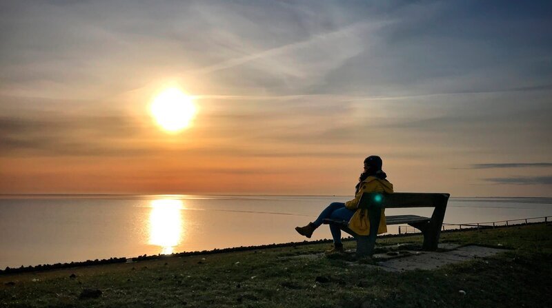 Pellworm; Impressionen vom Inseldeich. – Bild: SR/​Carsten Heider /​ ZDF und SR/​Carsten Heider