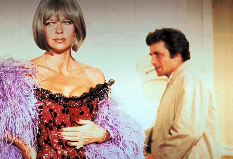 Anne Baxter (Nora Chandler), Peter Falk (Insp. Columbo). – Bild: MPP