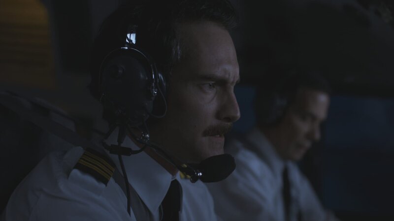 REENACTMENT – pilot and copilot of Martinair Flight 495. (Cineflix 2021/​James Griffith) – Bild: National Geographic