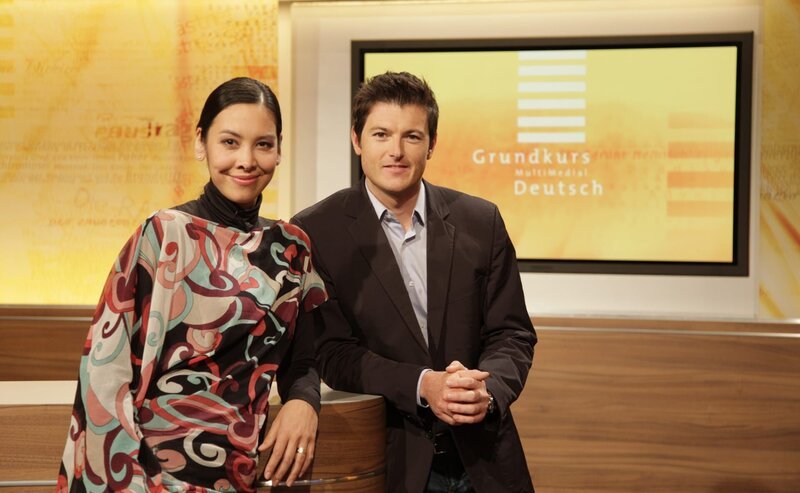 Moderator Marc Sauber und Co-Moderatorin Carolin Nyhuis. – Bild: BR