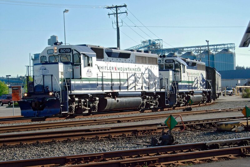 Zugloks des berühmten WHISTLER MOUNTAINEER. – Bild: SWR