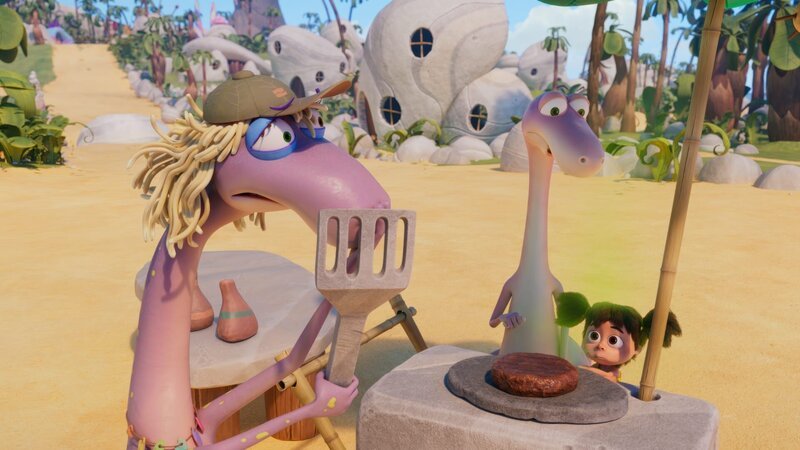 Lucys Gestank löst überall die gleiche Reaktion aus. – Bild: ZDF/​M.A.R.K.13/​TRIKK17/​Fabrique d’image