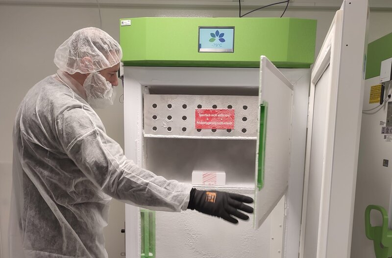High Tech bei Roche in Mannheim im Bereich der Gen- und Zelltherapie. Der Konzern hat seit 2017 in Deutschland mehr als zwei Milliarden Euro investiert. – Bild: SWR