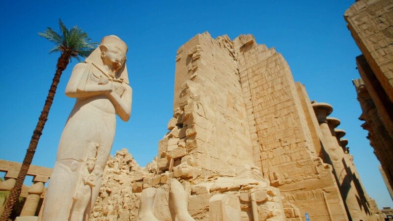Fleißiger Bauherr – Ramses der II. errichtet während seiner 66-jährigen Regierungszeit mehr Monumente und Tempel als jeder andere Herrscher. – Bild: ZDF und Windfall Films
