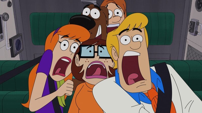 v.li.: Daphne Blake, Scooby-Doo, Velma Dinkley, Shaggy Rogers, Fred Jones – Bild: Warner Bros. Animation