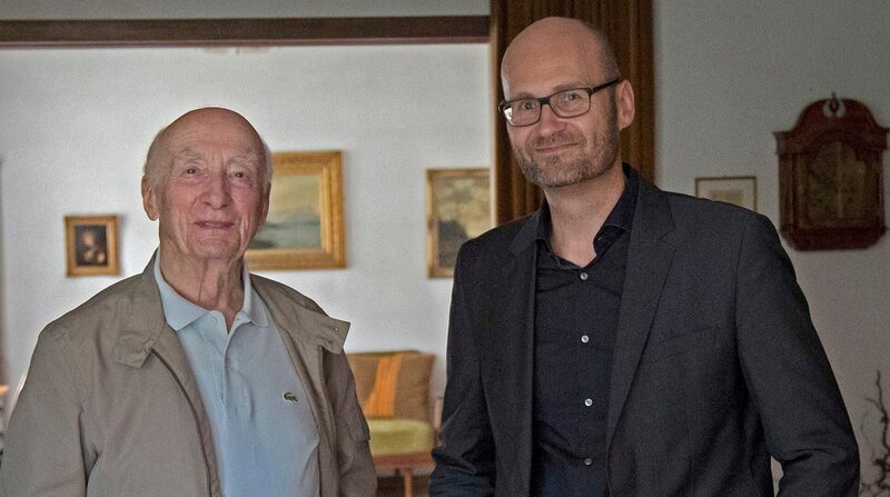 Theodor Prinzing (li.) und Thomas Schuhbauer (re.) – Bild: SWR Theodor Prinzing (li.) und Thomas Schuhbauer (re.) – Bild: SWR