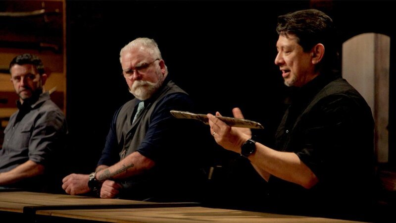 L – R: Ben Abbott, David Baker, Doug Marcaida – Bild: THE HISTORY CHANNEL /​ A+E Networks