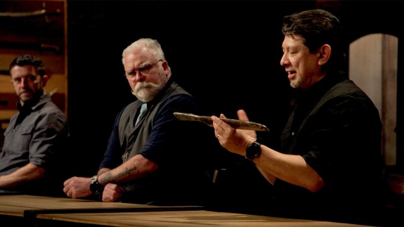 L – R: Ben Abbott, David Baker, Doug Marcaida – Bild: THE HISTORY CHANNEL /​ A+E Networks