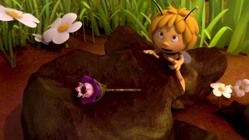 Wie ist nur das Zepter der Königin in eine Mistkugel gekommen. – Bild: ZDF/​Studio100 Animation