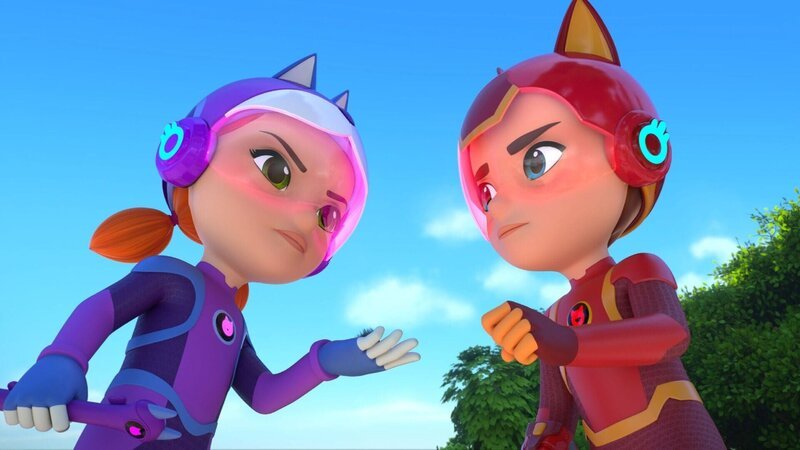 Matt (re.) und Emma wollen ein kaninchen retten. – Bild: ALPHA /​ METHOD ANIMATION