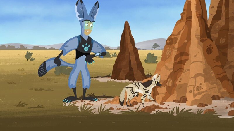 Chris macht sich auf die Suche nach Stella und Chloe, die in den Verkleinerungsstrahl geraten sind und prompt von Termiten verschleppt wurden. – Bild: SUPER RTL