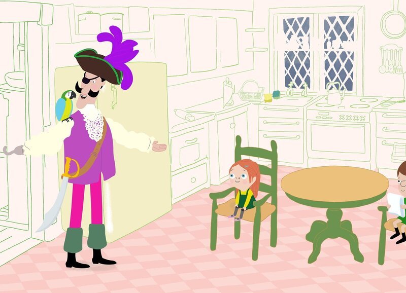 Guetnachtgschichtli Peek Zoo – Dä Peek als Pirat Staffel 1, Episode 8 Pirat – Bild: SRF/​Igloo Productions Ltd.