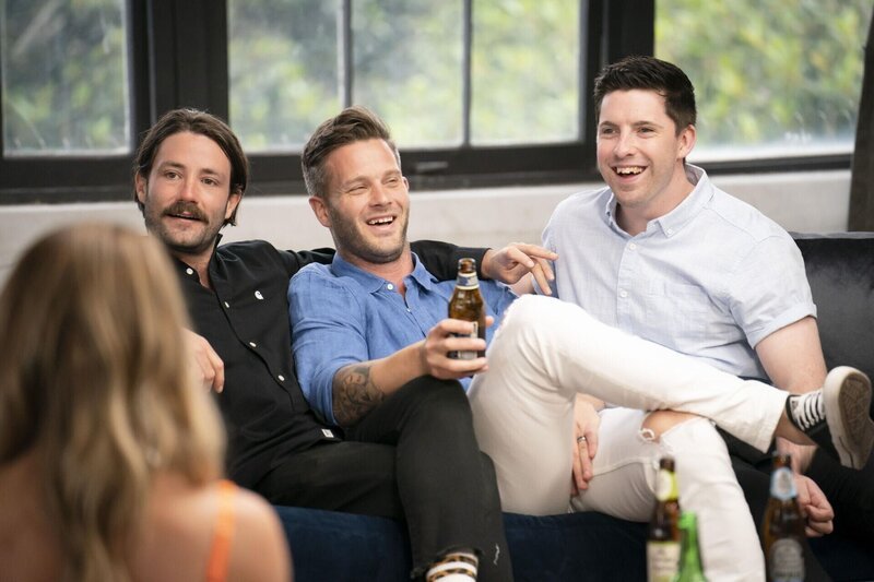(v.l.n.r.) Brett; Jake; Patrick – Bild: 2020 NINE NETWORK AUSTRALIA Lizenzbild frei