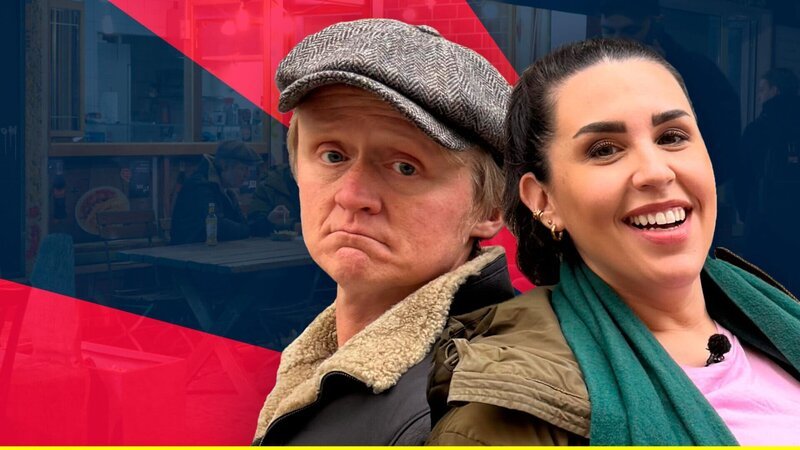 Pierre M. Krause und Ariana Baborie. – Bild: ZDF und SWR