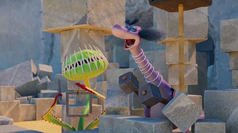 Frau Krätzig hat ihre ganz eigene Art zu singen. – Bild: ZDF/​M.A.R.K.13/​TRIKK17/​Fabrique d’image