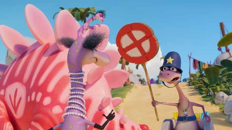 Weil Wachtmeister Paleowski die Nerven verliert, wäre ein neuer Paleowski gut. – Bild: ZDF/​M.A.R.K.13/​TRIKK17/​Fabrique d’image