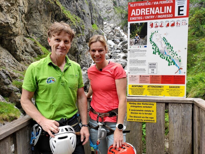Galitzenklamm; Martin Rainer und Marlies Raich. – Bild: ORF/Anton Silberberger Galitzenklamm; Martin Rainer und Marlies Raich. – Bild: ORF/Anton Silberberger