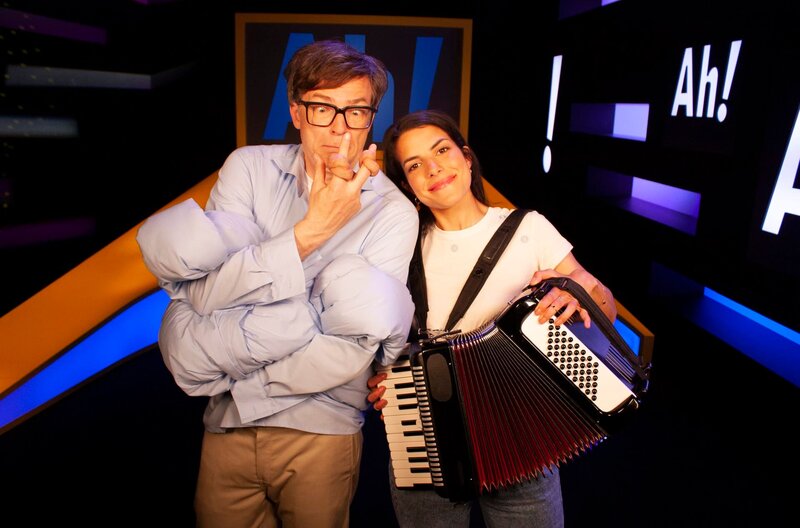 Ralph und Clarissa beschäftigen sich dieses Mal mit dem Thema „Eine Runde Knotenpolka“ – Bild: WDR/​Thorsten Schneider