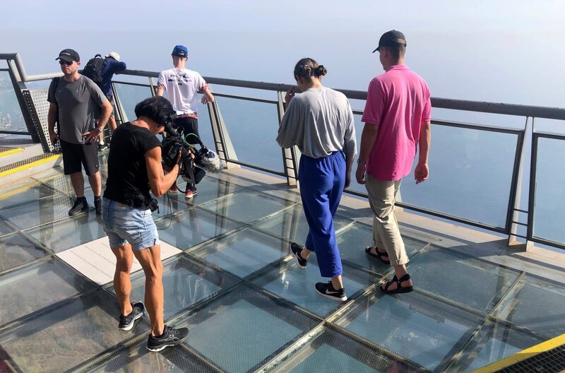 Der Skywalk Cabo Girão. – Bild: HR/​Monika Birk /​ ZDF