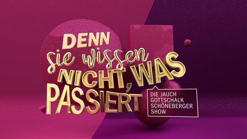 Denn sie wissen nicht, was passiert – Die Jauch-Gottschalk-Schöneberger-Show – Bild: TVNOW