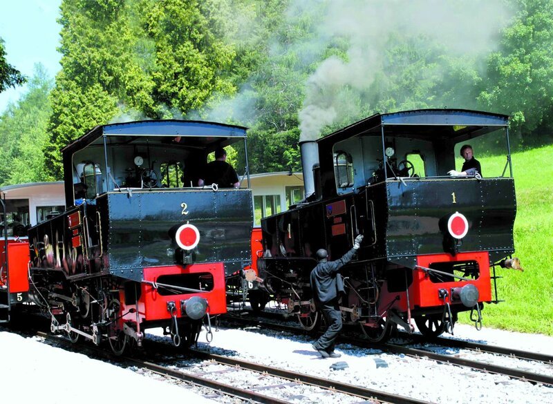 Achenseebahn 2 Dampf-Loks. – Bild: ORF III Achenseebahn 2 Dampf-Loks. – Bild: ORF III