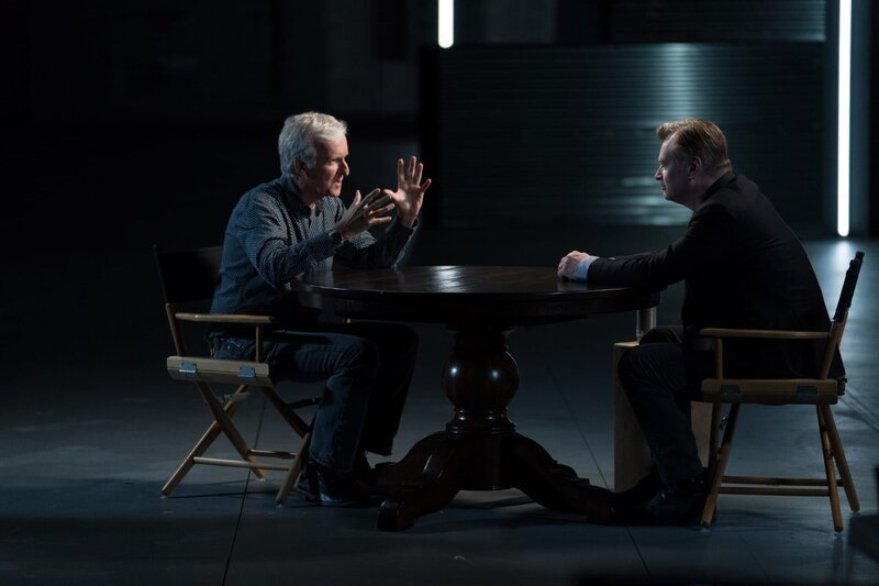 James Cameron (l.); Christopher Nolan (r.) – Bild: 2018 AMC Film Holdings LLC. All Rights Reserved. Lizenzbild frei