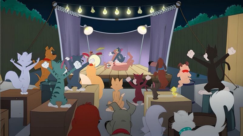 hinter, mitte: Spike und Tom. – Bild: Warner Brothers