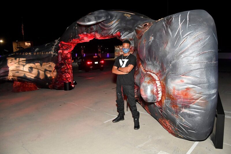 LOS ANGELES, CALIFORNIA – SEPTEMBER 04: Jessie T. Usher attends Amazon Prime Video’s „The Boys“ Season 2 Drive-In Premiere & Fan Screening. – Bild: Amazon Studios