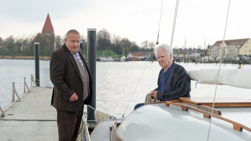 Jan Reuter (Udo Kroschwald) und Magnus Horn (Holger Franke). – Bild: ZDF und Marc Meyerbröker