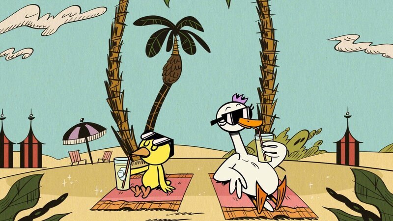 L-R: Walt, Duck – Bild: ViacomCBS