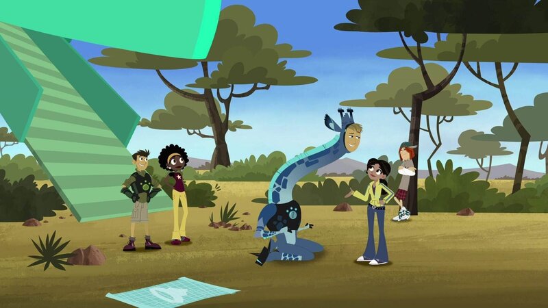 (v.li.) Martin, Chloe, Chris, Stella und Jimmy brechen auf zur nächsten Mission. – Bild: SUPER RTL