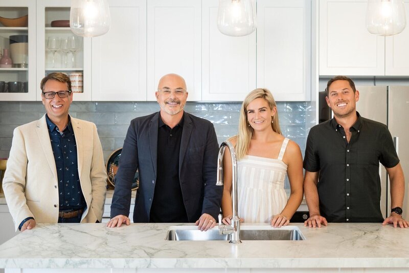 (v.l.n.r.) Andrew Winter; Neale Whitaker; Nora; Blair – Bild: Foxtel Management Pty Limited and Beyond Entertainment Limited