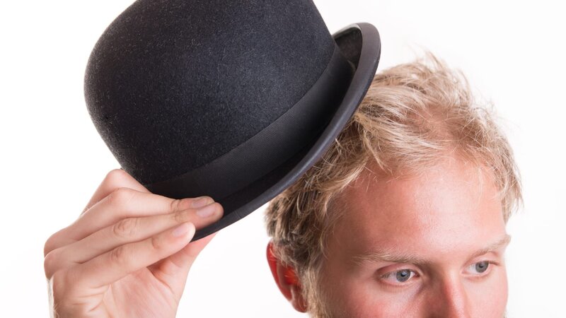 Old-fashioned Victorian bowler hat – Bild: Discovery Channel