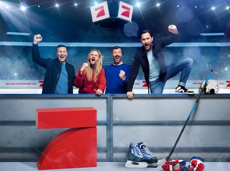 (v.l.n.r.) Basti Schwele; Christoph "Icke" Dommisch; Rick Goldmann; Matthias Killing – Bild: Seven.One / Marc Rehbeck (v.l.n.r.) Basti Schwele; Christoph "Icke" Dommisch; Rick Goldmann; Matthias Killing – Bild: Seven.One / Marc Rehbeck