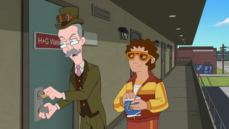 L-R Balthazar Cavendish (voiced by Jeff „Swampy“ Marsh), Vinnie Dakota (voiced by Dan Povenmire) – Bild: Disney Channel (DE)