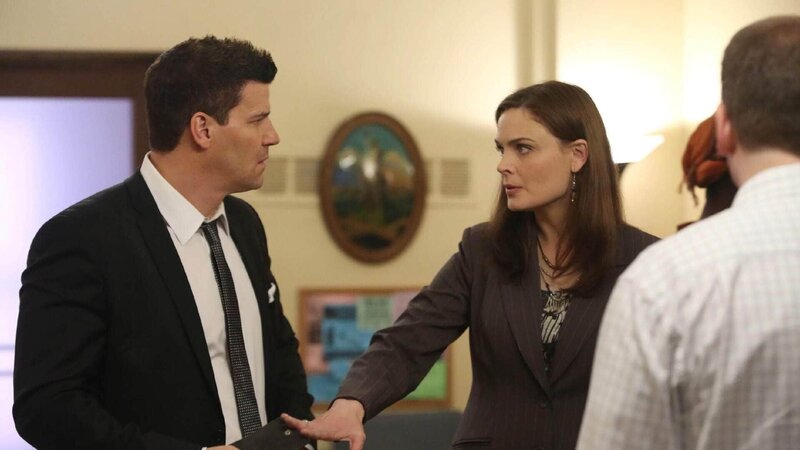 Booth (David Boreanaz) und Brennan (Emily Deschanel) – Bild: RTL /​ FOX