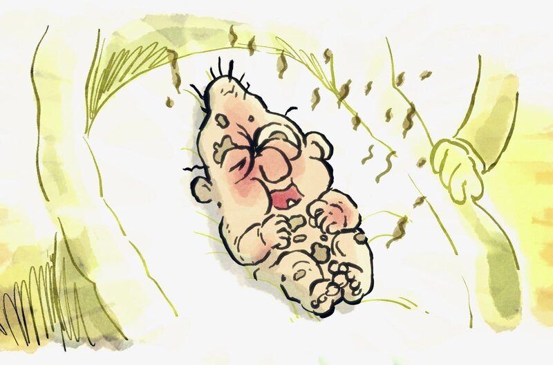 Es ist aus wissenschaftlicher Sicht absolut normal, dass ein Erwachsener nicht jedes Neugeborene unbedingt süß finden muss … – Bild: Folimage/​Ex Nihilo