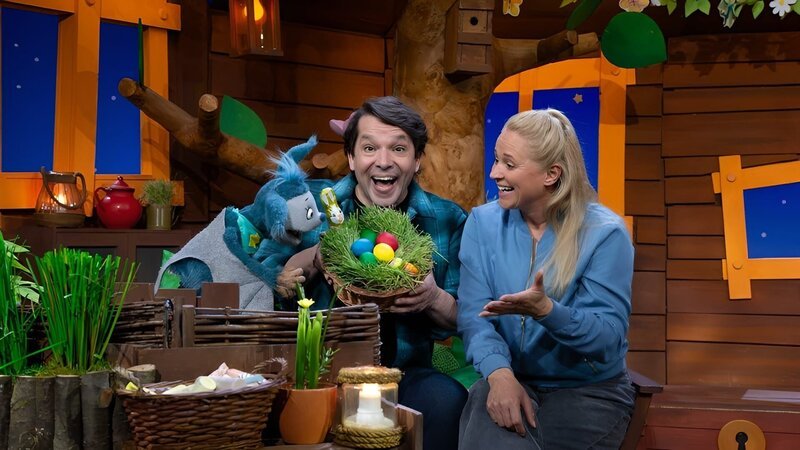 Der Eiertitsch-Wettbewerb zu Ostern 1 – Bild: KiKA