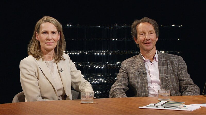 Katja Gentinetta, Politische Philosophin, und Olaf Müller, Philosoph – Bild: SRF