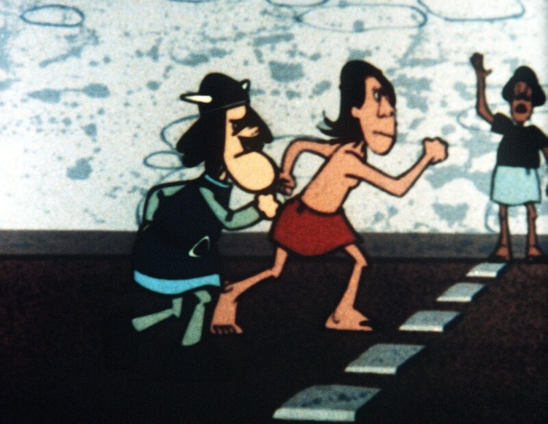 Tjure gewinnt den Kurzstreckenlauf. – Bild: ORF/​Apollo Filmverleih